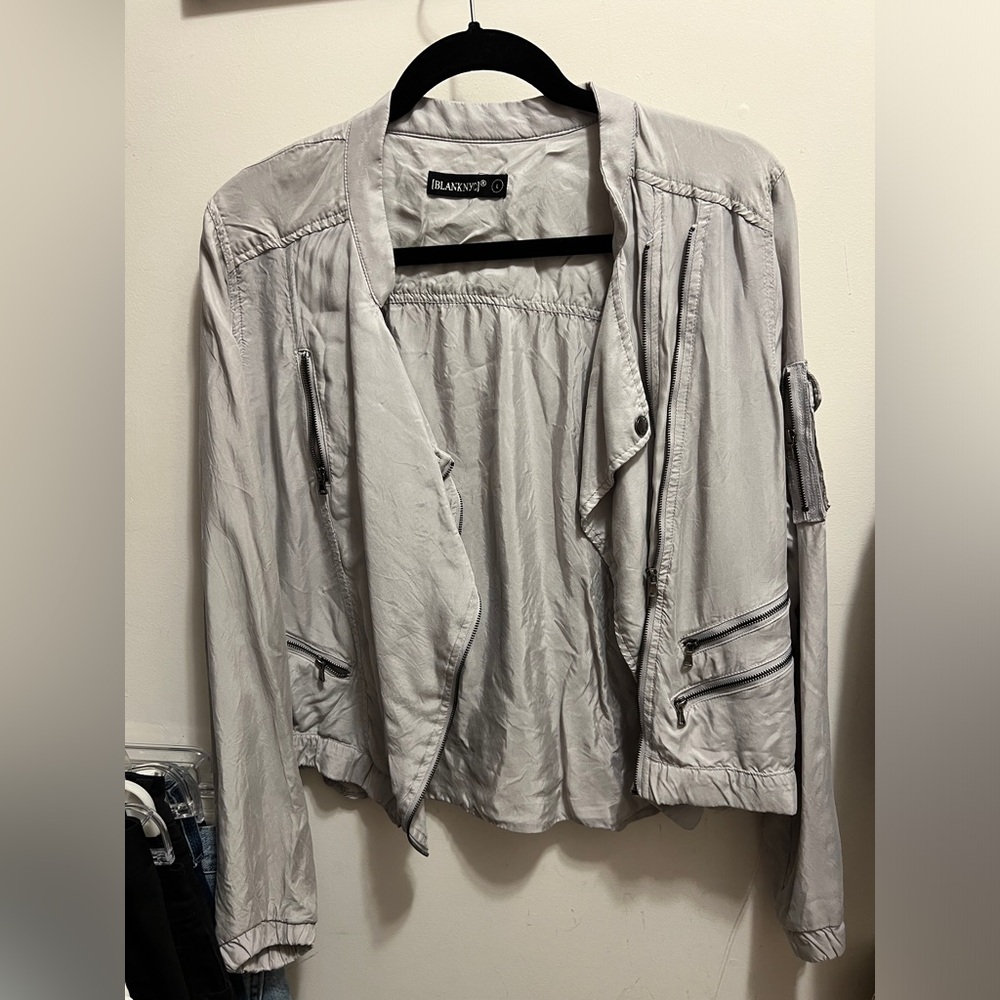 Beige Blank NYC jacket